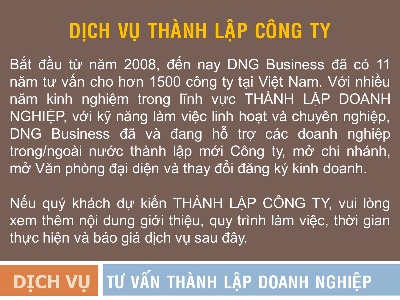 Dịch vụ thành lập công ty tại Hồ Chí Minh